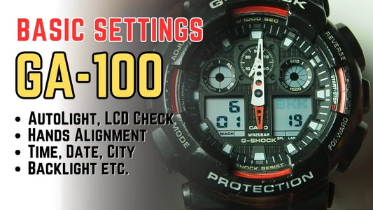 how to completely setup a casio g shock 5081