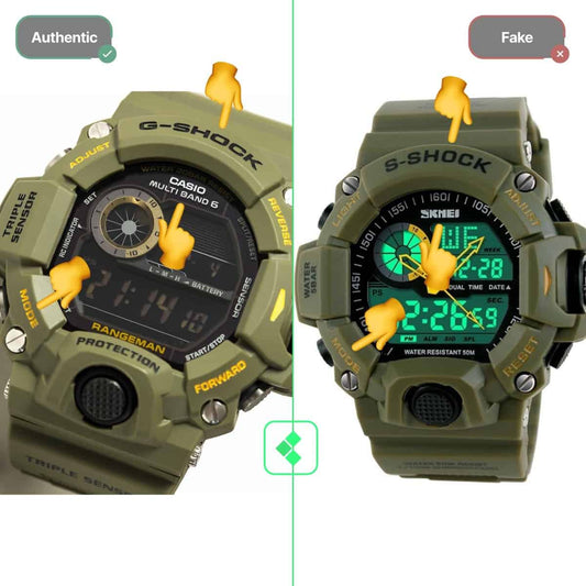 how to tell if your g shock is real