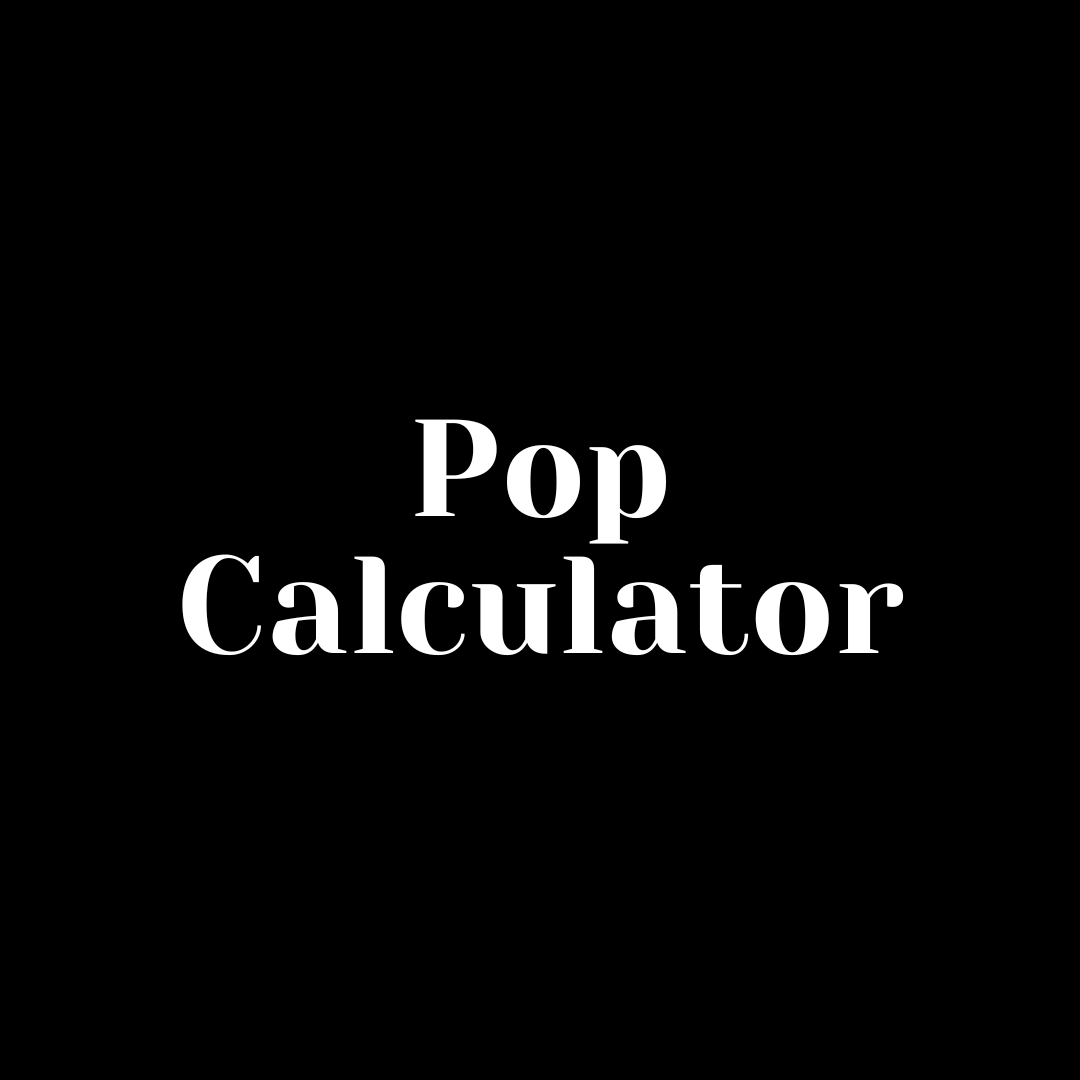 Pop Calculator