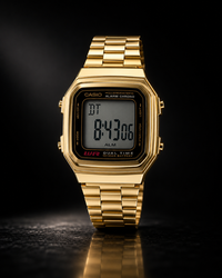 Casio VINTAGE Unisex Watch - Gold Band A178WGA-1ADF