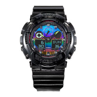 G-SHOCK ANALOG-DIGITAL GA-100 SERIES GA-100RGB-1ADR