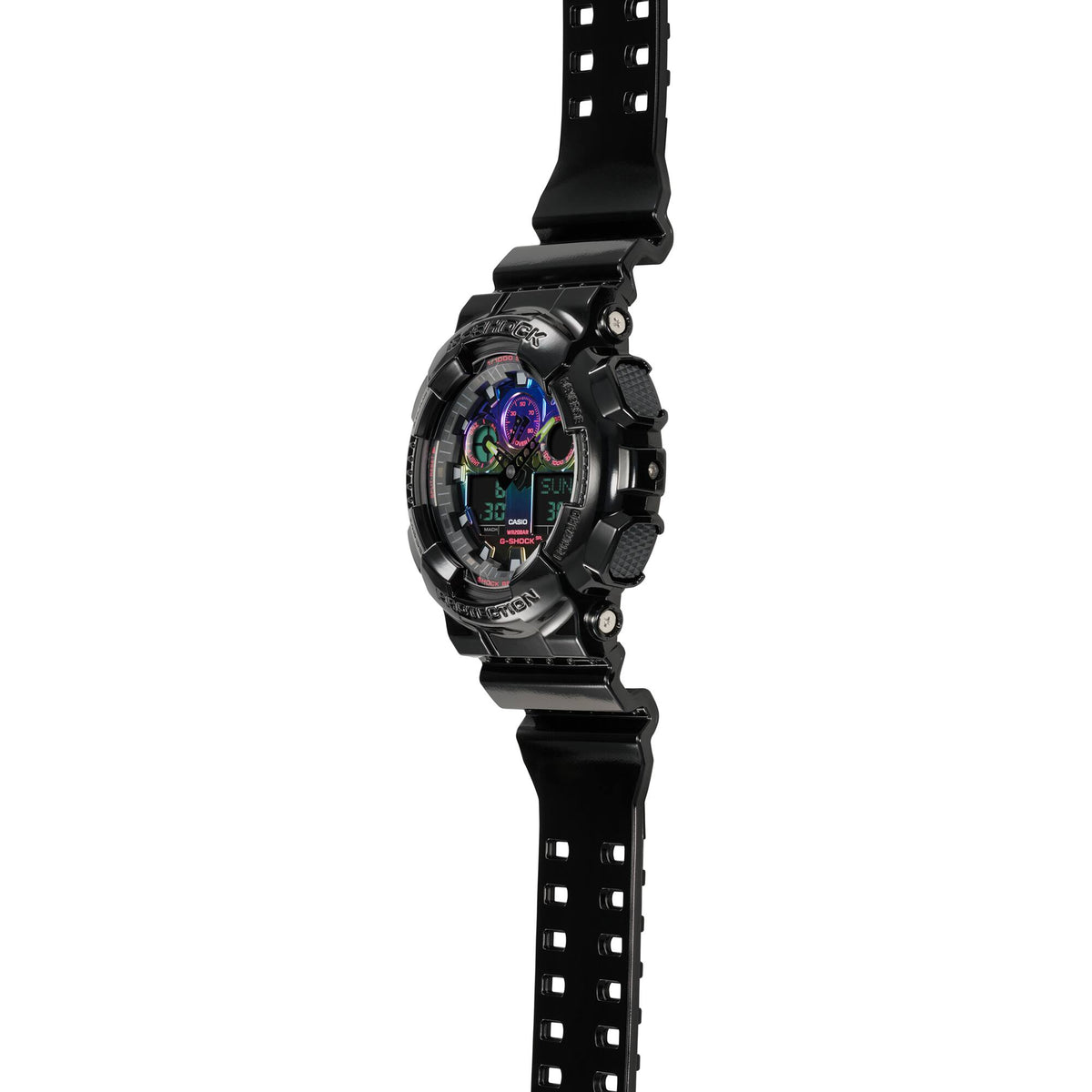 G-SHOCK ANALOG-DIGITAL GA-100 SERIES GA-100RGB-1ADR