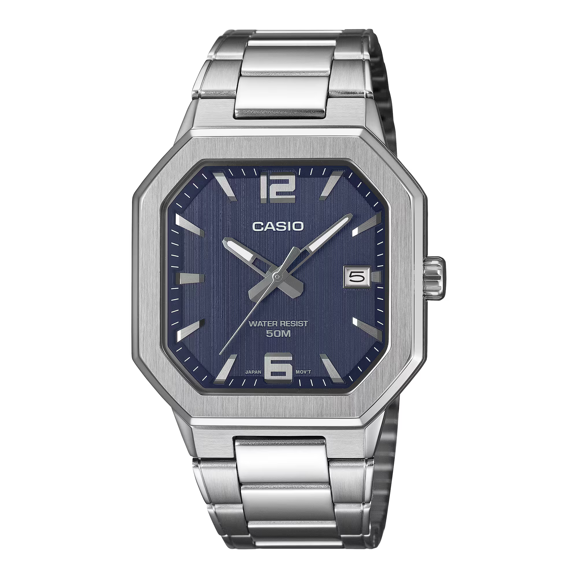 Casio Men Analog Blue Watch MTP-B195D-2AVDF