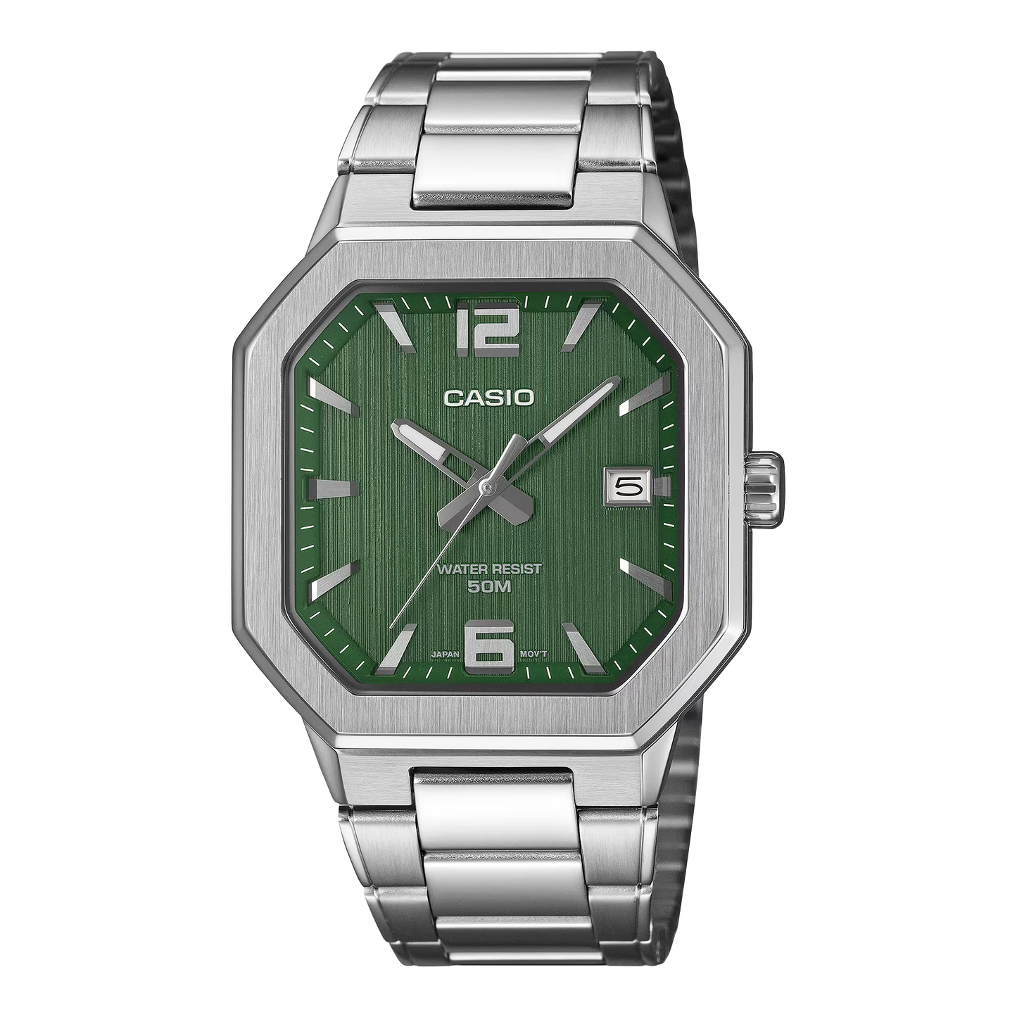 Casio Men Analog Green Watch MTP-B195D-3AVDF