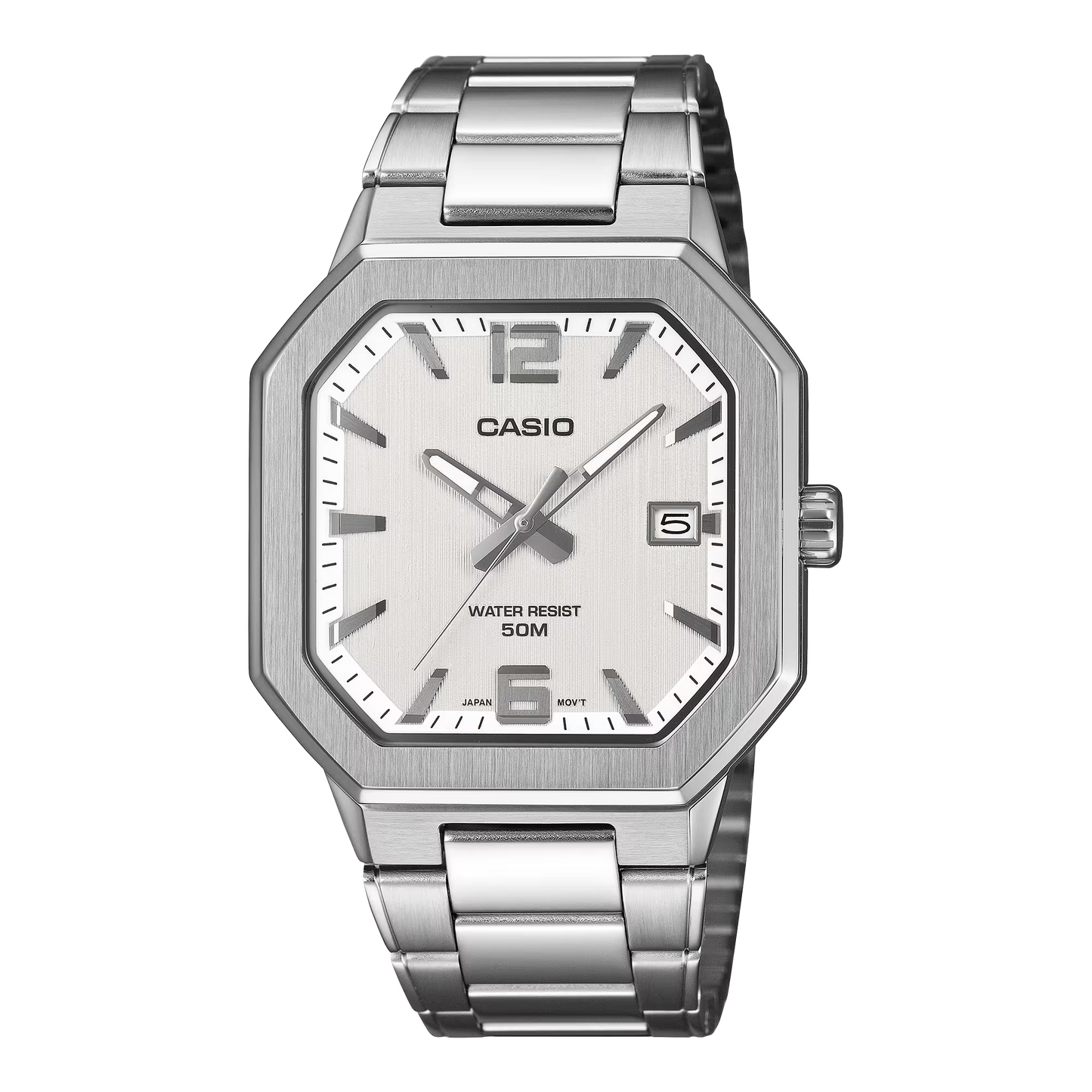 Casio Enticer Men Analog White MTP-B195D-7AVDF