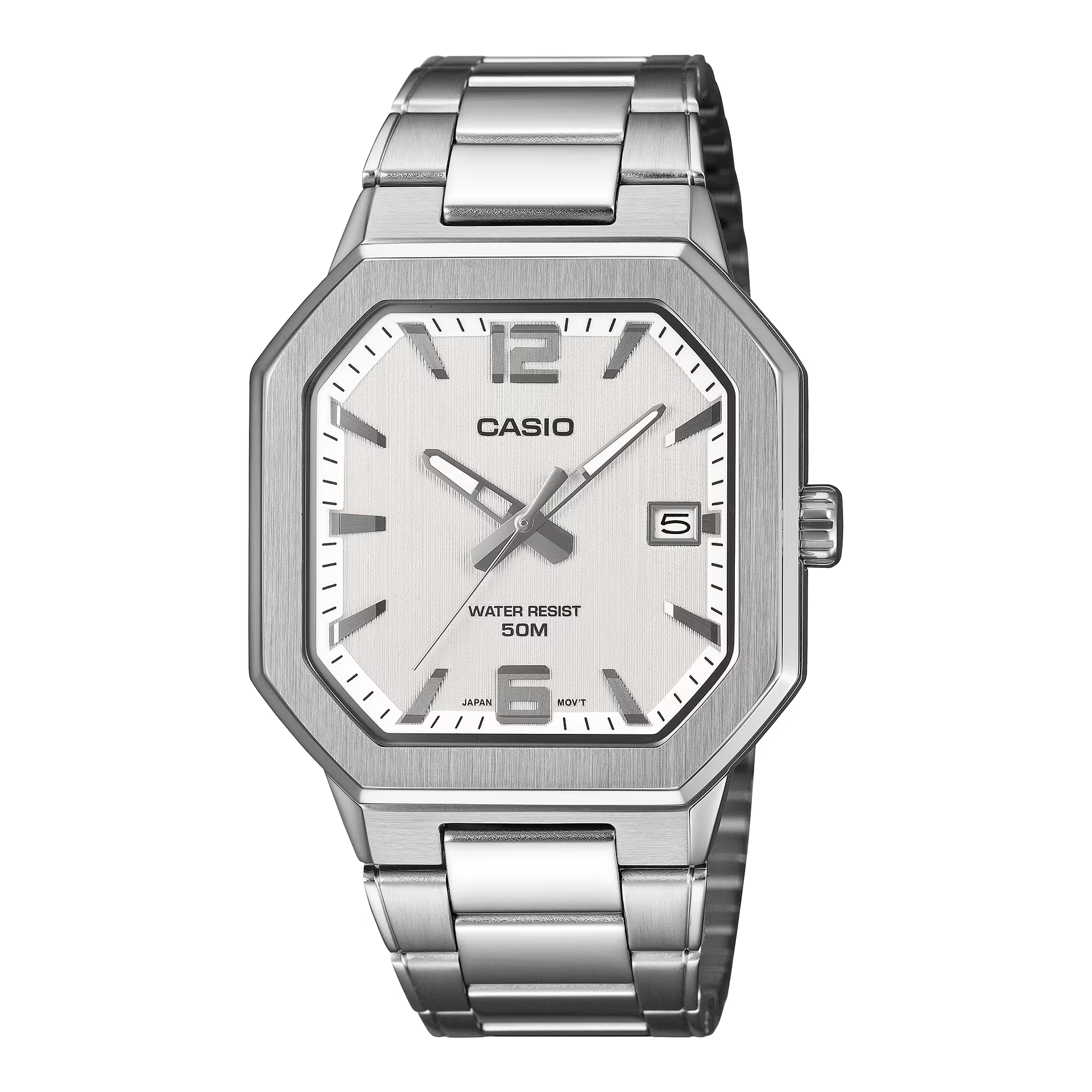 Casio Enticer Men Analog White MTP-B195D-7AVDF