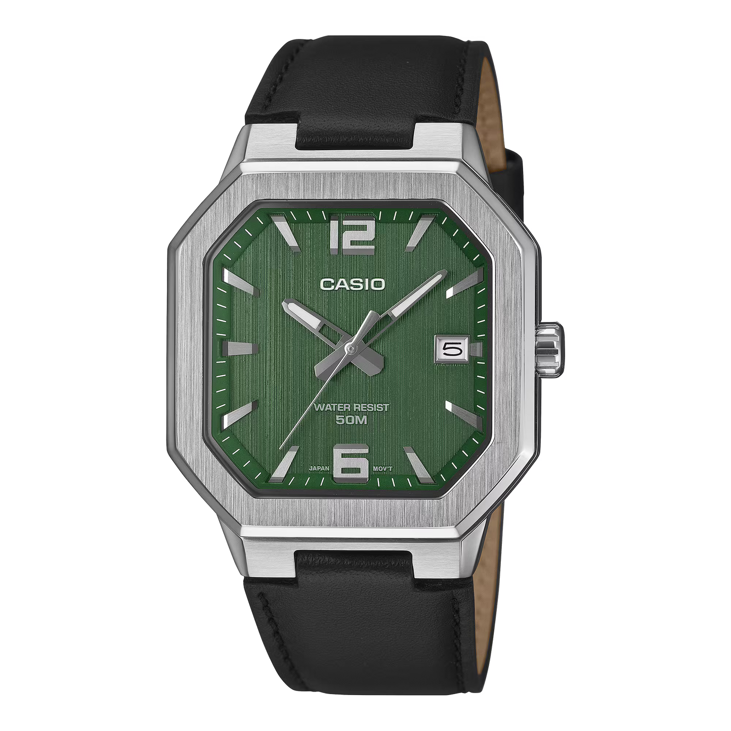 Casio Men Analog Green Watch MTP-B195L-3AVDF