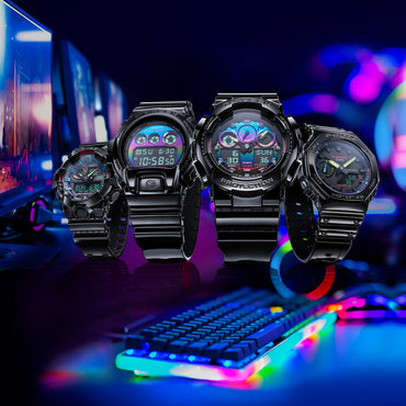 G-SHOCK ANALOG-DIGITAL GA-100 SERIES GA-100RGB-1ADR