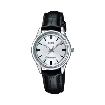 Casio Casual Watch For Unisex Analog Leather LTP-V005L-7AUDF