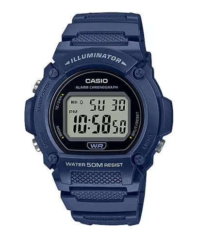 Casio Analog Multicoloured, 43MM, Sporty Watch W-219H-2AVDF