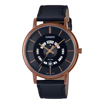 Casio Men's Watch Black Dial MTP-B135RL-1AVDF